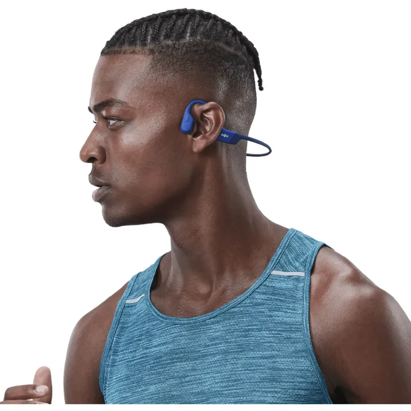 Shokz OpenRun Bone Conducting Headphones Blue USB-C-4